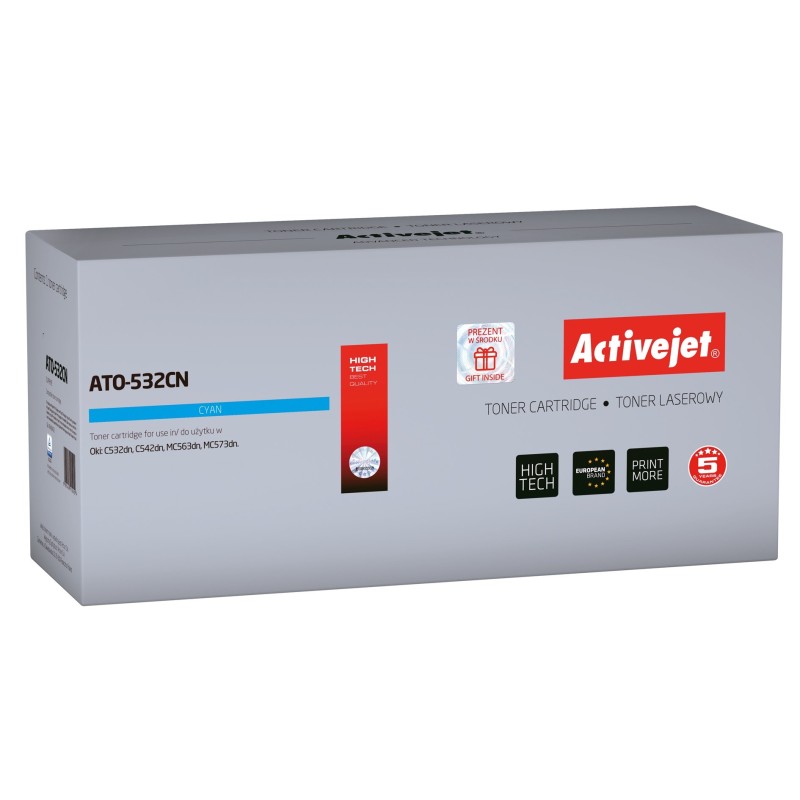 Activejet ATO-532CN Toner (zamiennik OKI 46490403 Supreme 1500 stron niebieski) Activejet ATO-532CN Toner (zamiennik OKI 46490403 Supreme 1500 stron niebieski)