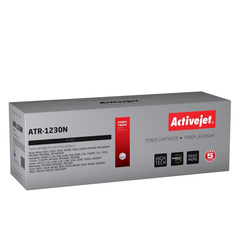 Activejet ATR-1230N Toner (zamiennik Ricoh 1230D 885094 Supreme 9000 stron czarny) Activejet ATR-1230N Toner (zamiennik Ricoh 1230D 885094 Supreme 9000 stron czarny)