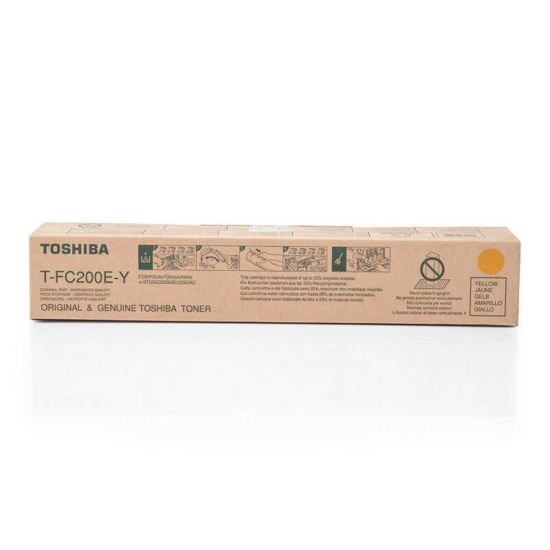 Toshiba Toner T-FC200EY 6AJ00000131 Yellow Toshiba Toner T-FC200EY 6AJ00000131 Yellow