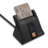 QOLTEC INTELIGENTNY CZYTNIK KART CHIPOWYCH ID, USB | PLUG&PLAY | PIONOWY