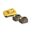 Zestaw akumulatorów z ładowarką do Dewalt XR DeWalt XR Flexvolt DCB118T2 (Li-Ion)
