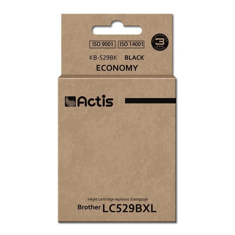 Actis KB-529Bk Tusz (zamiennik Brother LC529BK Standard 58 ml czarny) Actis KB-529Bk Tusz (zamiennik Brother LC529BK Standard 58 ml czarny)