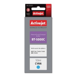 Activejet AB-5000C Tusz Buteleczka z atramentem (zamiennik Brother BT-5000C Supreme 50 ml 5000 str., niebieski)