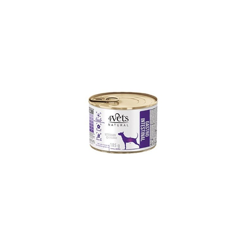 4VETS Natural Gastro Intestinal Dog - mokra karma dla psa - 185 g