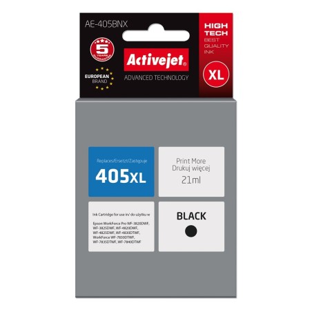 Activejet AE-405BNX Tusz (zamiennik Epson 405XL C13T05H14010 Supreme 21ml czarny)