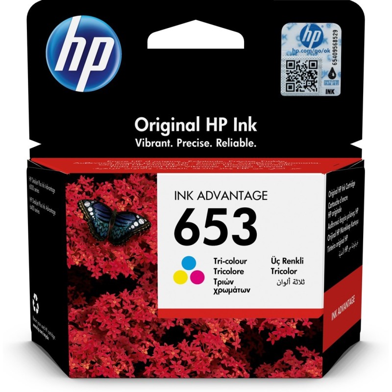 Tusz HP kolor HP 653, HP653 3YM74AE, 200 str. Tusz HP kolor HP 653, HP653 3YM74AE, 200 str.