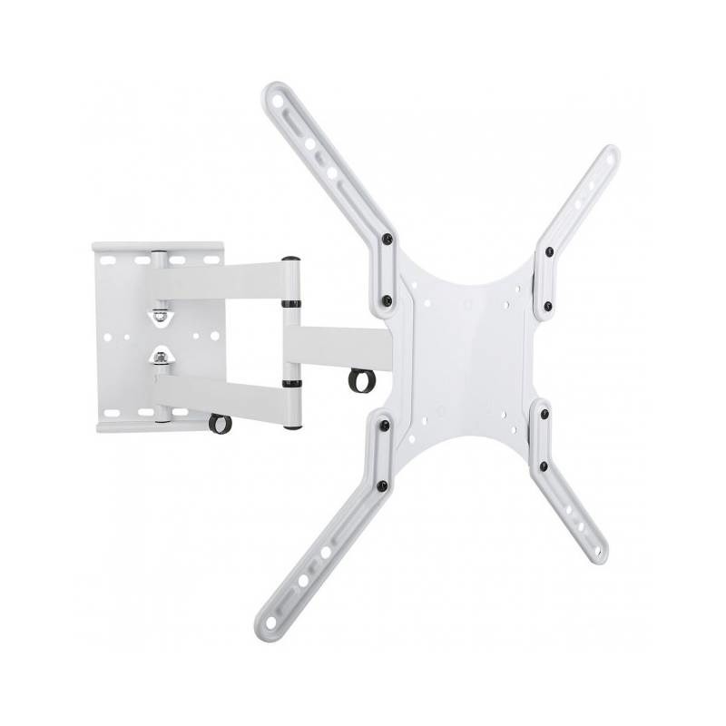 Uchwyt Ścienny TV LED/LCD 23-55 cali 45kg Obrotowy Biały Uchwyt Ścienny TV LED/LCD 23-55 cali 45kg Obrotowy Biały