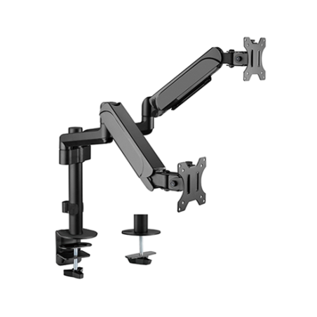 GEMBIRD BIURKOWE REGULOWANE RAMIĘ/UCHWYT NA 2 MONITORY 17-32, 100X100MM, DO 9 KG