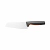 Fiskars 1057536 nóż kuchenny ze stali nierdzewnej, 1 sztuka, Nóż Santoku