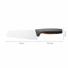 Fiskars 1057536 nóż kuchenny ze stali nierdzewnej, 1 sztuka, Nóż Santoku