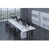 Neomounts NM-D775WHITEPLUS uchwyt / stojak do monitorów 124,5 cm (49") Biurko Biały