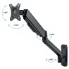 Techly ICA-LCD G112E uchwyt / stojak do monitorów 81,3 cm (32") Ściana Czarny