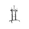 Stojak mobilny pojedynczy z półką i uchwytem na kamerę 1xLCD max. 120" max. 140kg