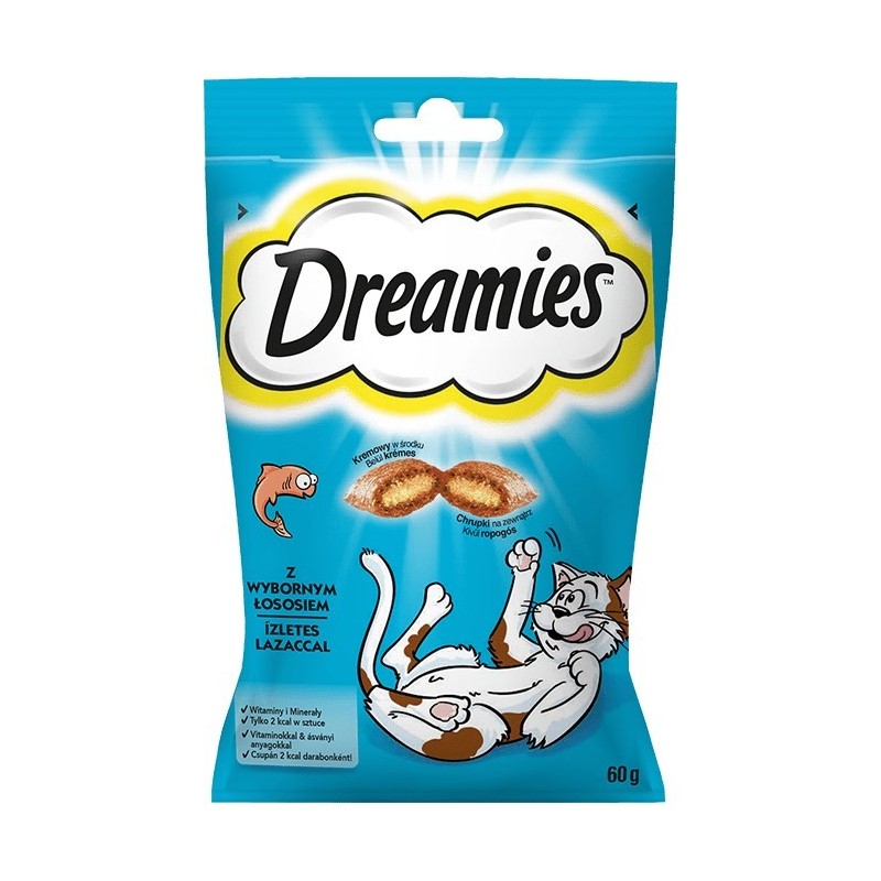 DREAMIES - przysmak dla kota z łososiem 60 g