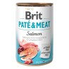 BRIT PATÉ & MEAT z łososiem - mokra karma dla psa - puszka - 400 g