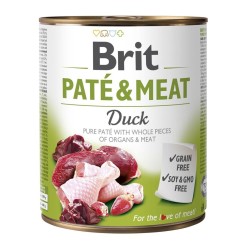 BRIT Paté & Meat z Kaczką - mokra karma dla psa - 800 g