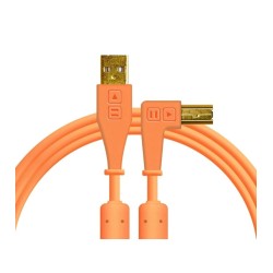 DJ TECHTOOLS - Chroma Cable USB 1.5 m- łamany- pomarańczowy