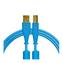 DJ TECHTOOLS - Chroma Cable USB 1.5 m- prosty- niebieski