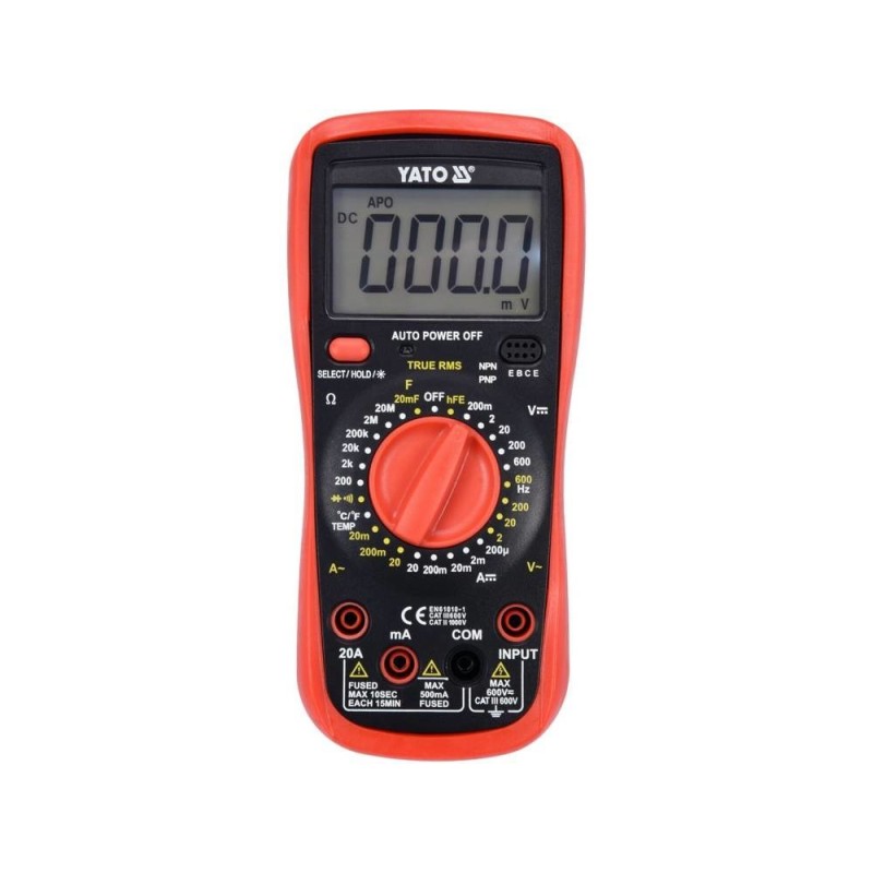 Yato YT-73083 multimetr Multimetr cyfrowy Yato YT-73083 multimetr Multimetr cyfrowy