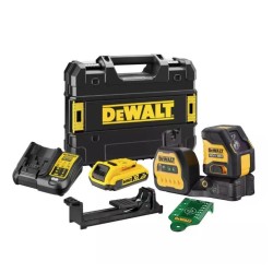 12/18v laser krzyżowy zielony liniowy 1 x 2ah