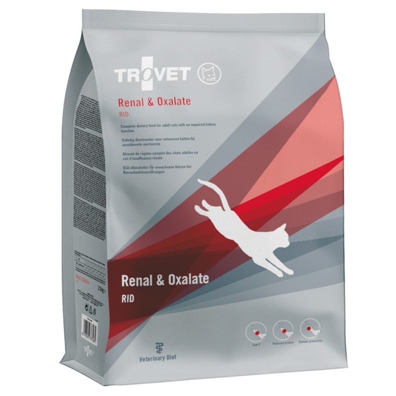 Trovet RID Renal & Oxalate kot 2,5 kg Trovet RID Renal & Oxalate kot 2,5 kg