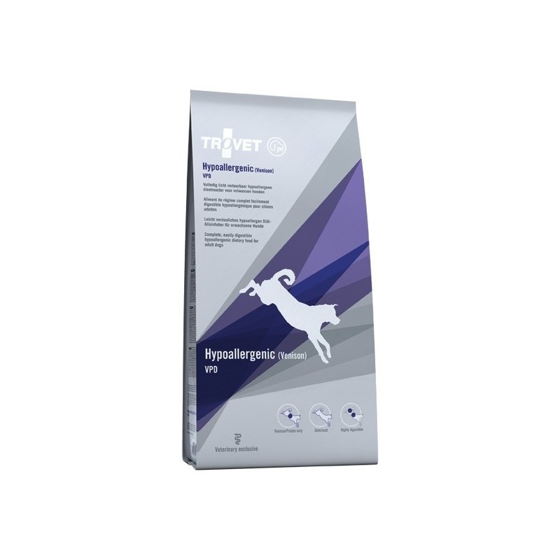 TROVET Hypoallergenic VPD z dziczyzną - sucha karma dla psa - 3 kg TROVET Hypoallergenic VPD z dziczyzną - sucha karma dla psa - 3 kg