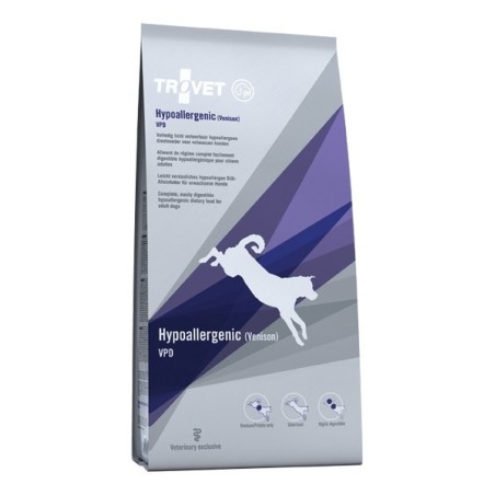 TROVET Hypoallergenic VPD z dziczyzną - sucha karma dla psa - 3 kg