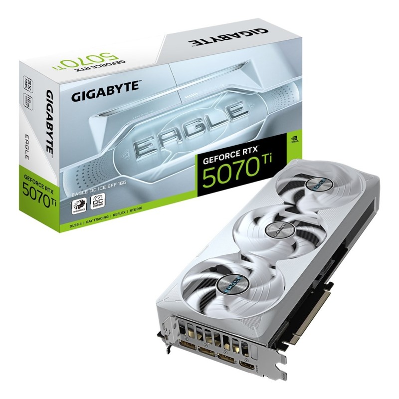 Karta graficzna Gigabyte GeForce RTX 5070 Ti EAGLE ICE OC 16GB Karta graficzna Gigabyte GeForce RTX 5070 Ti EAGLE ICE OC 16GB