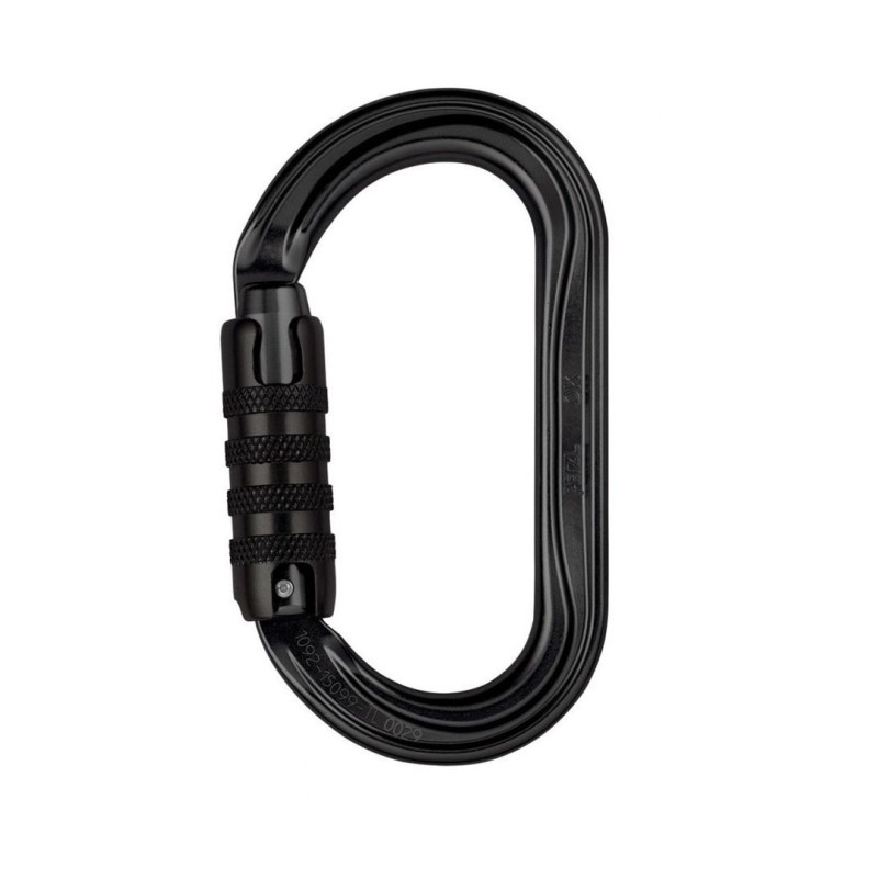 Karabinek ok triact lock czarny PETZL