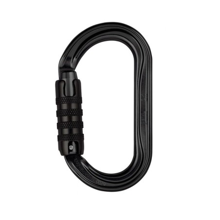 Karabinek ok triact lock czarny PETZL