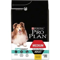 PURINA Pro Plan Adult Medium Sensitive Digestion bogata w jagnięcinę - sucha karma dla psa - 14 kg