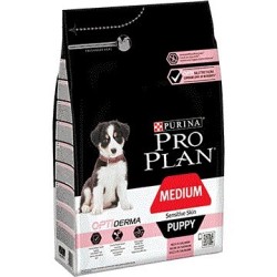 PURINA PRO PLAN Puppy Medium Sensitive Skin - sucha karma dla szczeniąt - 12 kg
