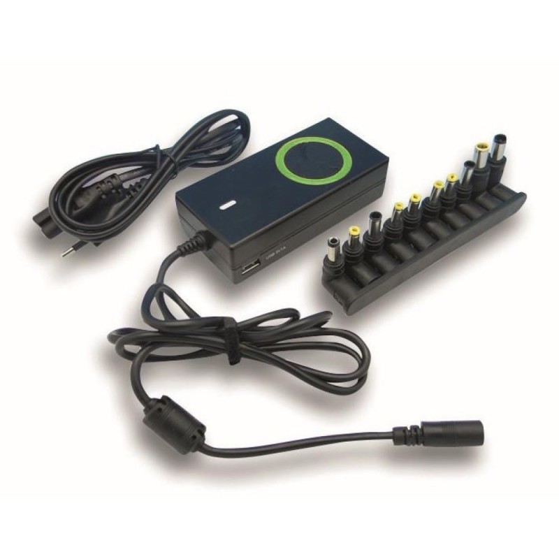 Techly IPW-NTS70WTY adapter zasilający/ inwentor Uniwersalne 70 W Czarny Techly IPW-NTS70WTY adapter zasilający/ inwentor Uniwersalne 70 W Czarny
