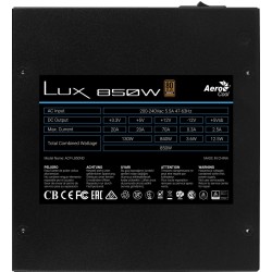 ZASILACZ AEROCOOL PGS LUX 850W 80+ Bronze/ PSU
