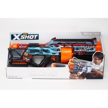 ZURU X-SHOT Skins Last wyrzutnia 16-st. 36518D
