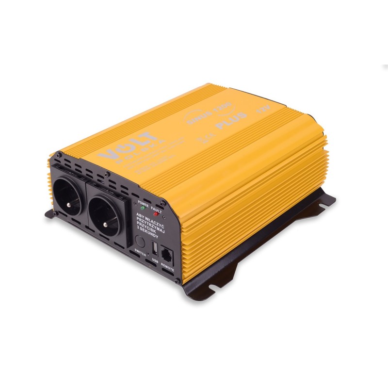 VOLT PRZETWORNICA VOLT POLSKA SINUS PLUS 1200 12V / 230V 600/1200W VOLT PRZETWORNICA VOLT POLSKA SINUS PLUS 1200 12V / 230V 600/1200W