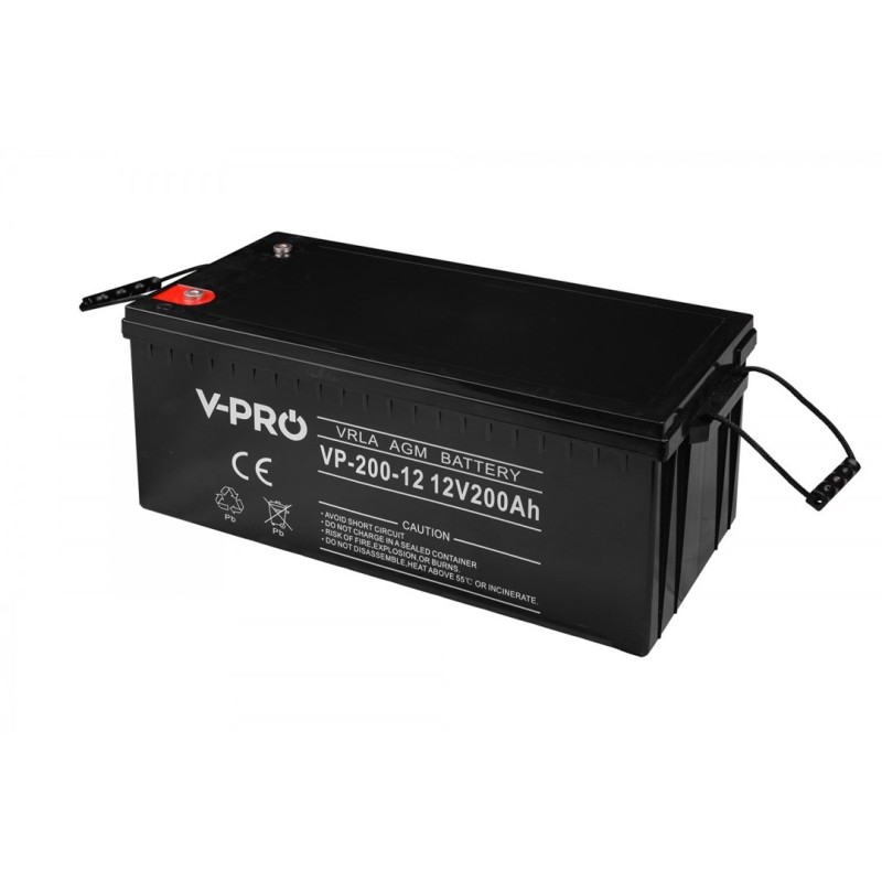Akumulator AGM VPRO 12V 200 Ah Akumulator AGM VPRO 12V 200 Ah