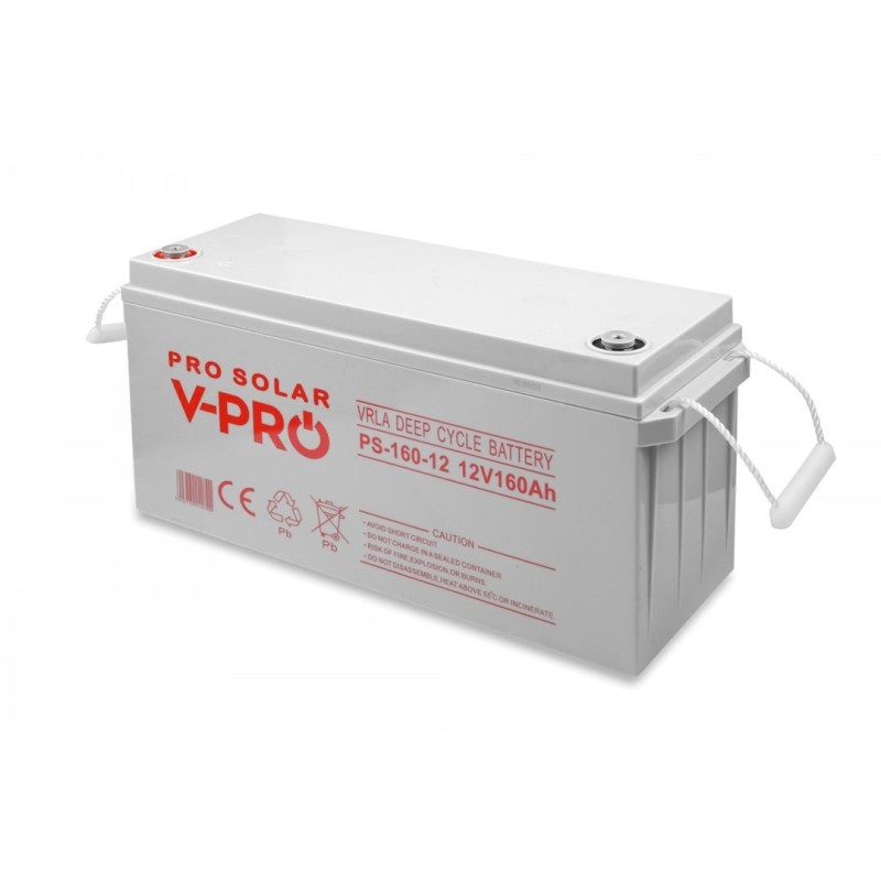 VOLT AKUMULATOR VOLT POLSKA DEEP CYCLE VPRO SOLAR 12V 160Ah VRLA BEZOBSŁUGOWY VOLT AKUMULATOR VOLT POLSKA DEEP CYCLE VPRO SOLAR 12V 160Ah VRLA BEZOBSŁUGOWY