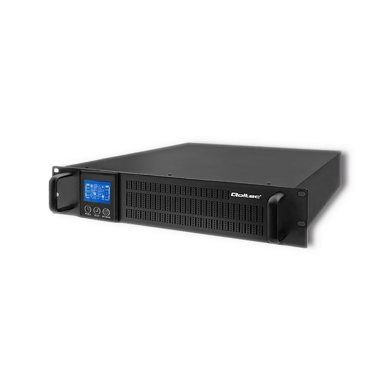QOLTEC ZASILACZ AWARYJNY UPS RACK | 1KVA | 800W | LCD QOLTEC ZASILACZ AWARYJNY UPS RACK | 1KVA | 800W | LCD