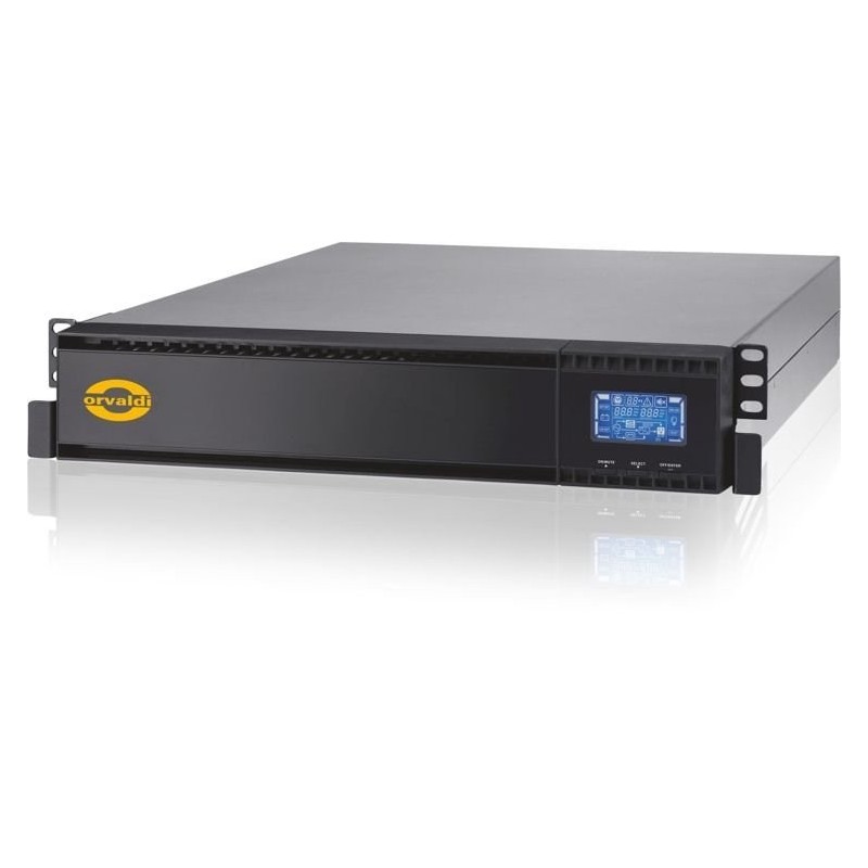 Orvaldi V3000 on-line 2U LCD zasilacz UPS Podwójnej konwersji (online) 3 kVA 2700 W 9 x gniazdo sieciowe Orvaldi V3000 on-line 2U LCD zasilacz UPS Podwójnej konwersji (online) 3 kVA 2700 W 9 x gniazdo sieciowe