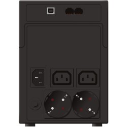 PowerWalker VI 1200 SH Schuko Technologia line-interactive 1,2 kVA 600 W 4 x gniazdo sieciowe