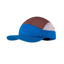 Sportowa czapka z daszkiem BUFF® 5 PANEL GO CAP DOMUS AZURE S/M