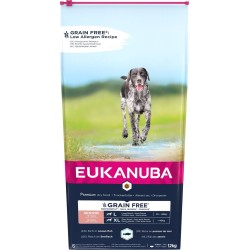 EUKANUBA Grain Free Senior Duże i olbrzymie rasy, Ryby oceaniczne - sucha karma dla psa - 12 kg