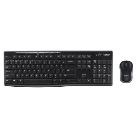 Zestaw klawiatura + mysz Logitech 920-004511 (USB (Radio 2.4 GHz) ukł.klaw.(DE) kolor czarny)