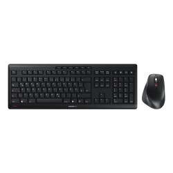 CHERRY JD-8550DE-2 klawiatura Dołączona myszka Dom/Biuro RF Wireless QWERTZ Niemiecki Czarny