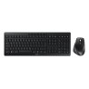 CHERRY JD-8550DE-2 klawiatura Dołączona myszka Dom/Biuro RF Wireless QWERTZ Niemiecki Czarny
