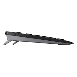 CHERRY JD-8550DE-2 klawiatura Dołączona myszka Dom/Biuro RF Wireless QWERTZ Niemiecki Czarny