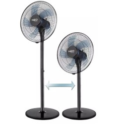 Wentylator podłogowy 50W Neo Tools średnica 40 cm, 3 prędkości z oscylacją