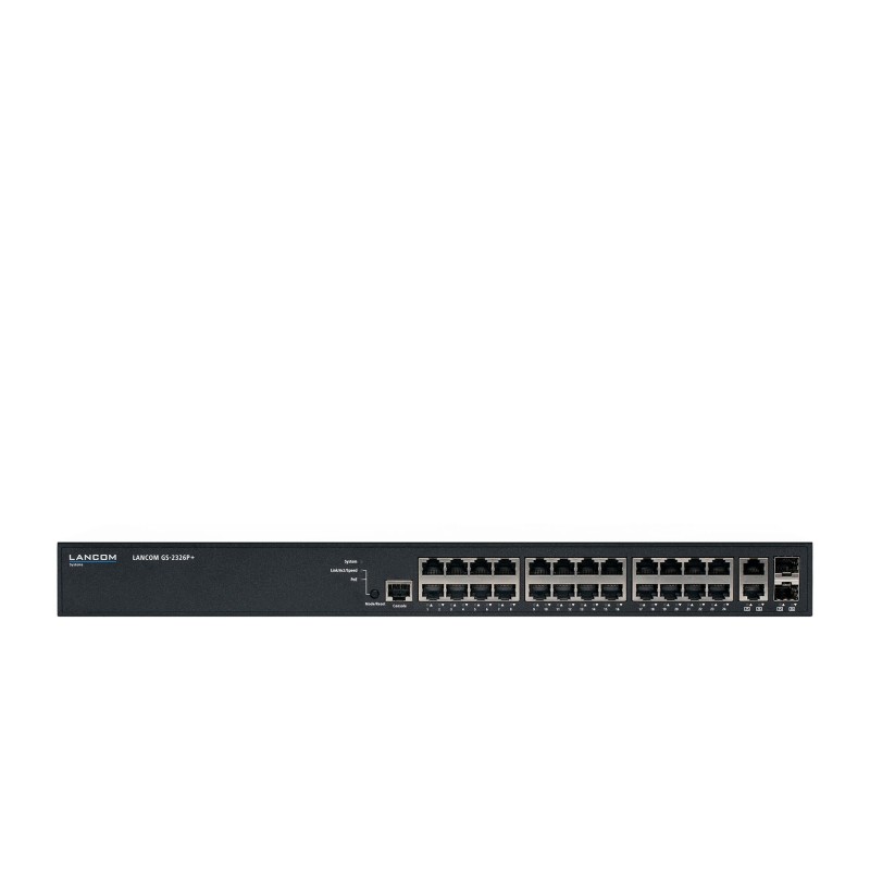 LANCOM GS-2326P+ Zarządzany L2 Gigabit Ethernet (10/100/1000) Obsługa PoE 1U Czarny LANCOM GS-2326P+ Zarządzany L2 Gigabit Ethernet (10/100/1000) Obsługa PoE 1U Czarny
