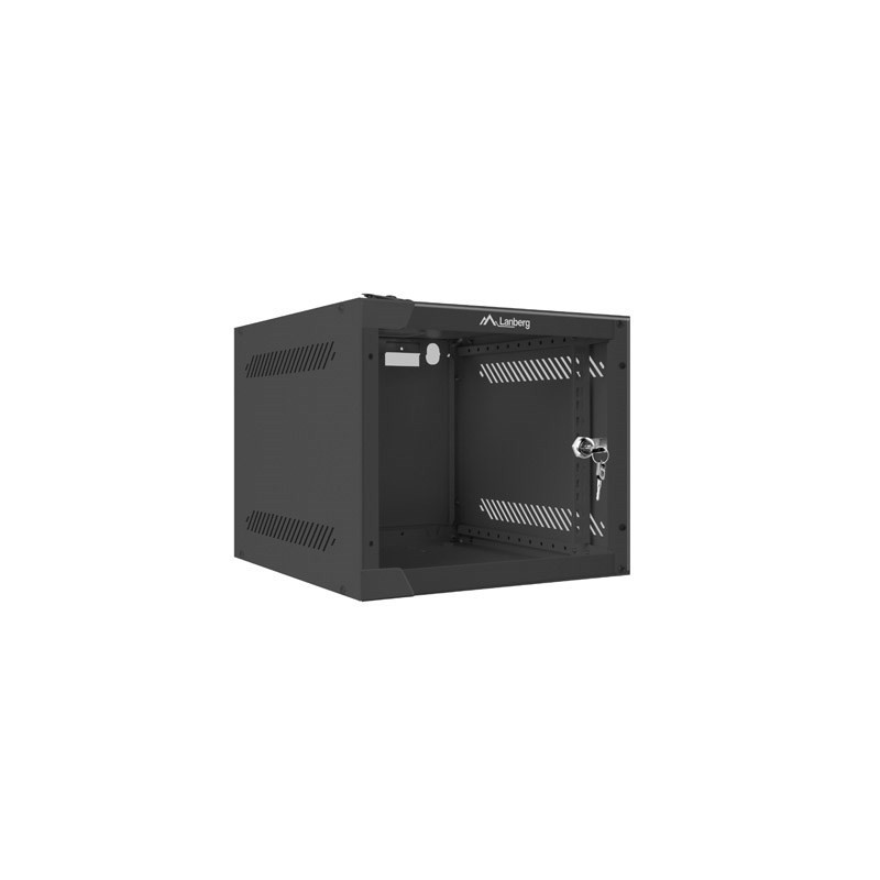 Szafa rack Lanberg WF10-2304-10B (4U 240mm / 280mm / 310 mm wisząca Szklane 10" kolor czarny) Szafa rack Lanberg WF10-2304-10B (4U 240mm / 280mm / 310 mm wisząca Szklane 10" kolor czarny)